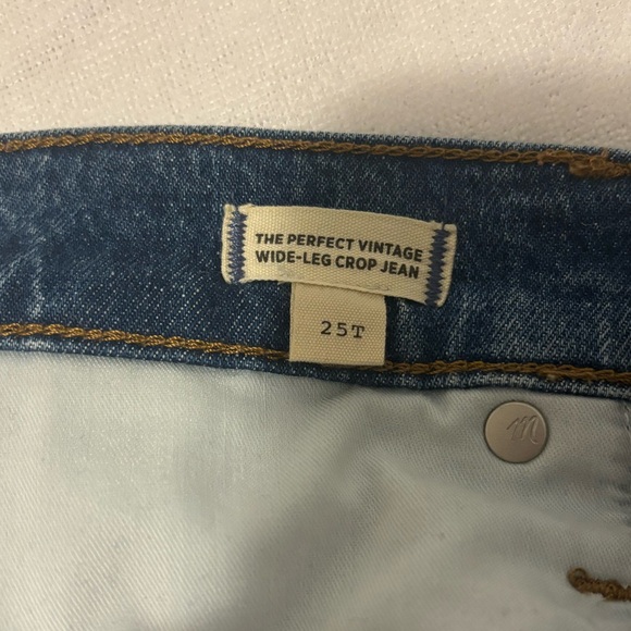 Madewell vintage crop wide leg jeans - Picture 3 of 3